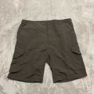 Clearwater Outfitters Brown Cargo Shorts Angler Fishing Hiking Men XL Outdoor